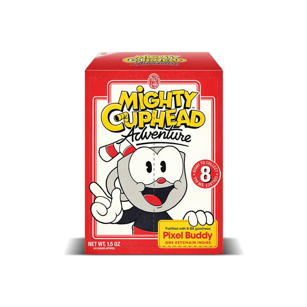 リッチーモウンガ　限定キャップ・アクリルキーホルダーセット Single]Mighty Cuphead Adventure Pixel Art Keychain Blind Box