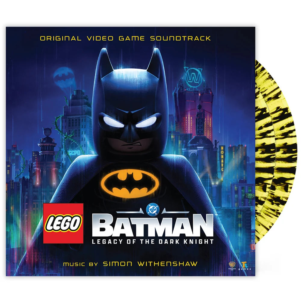 iam8bit限定】LEGO®バットマン サントラ 2枚組LP (イエロー＆ブラック