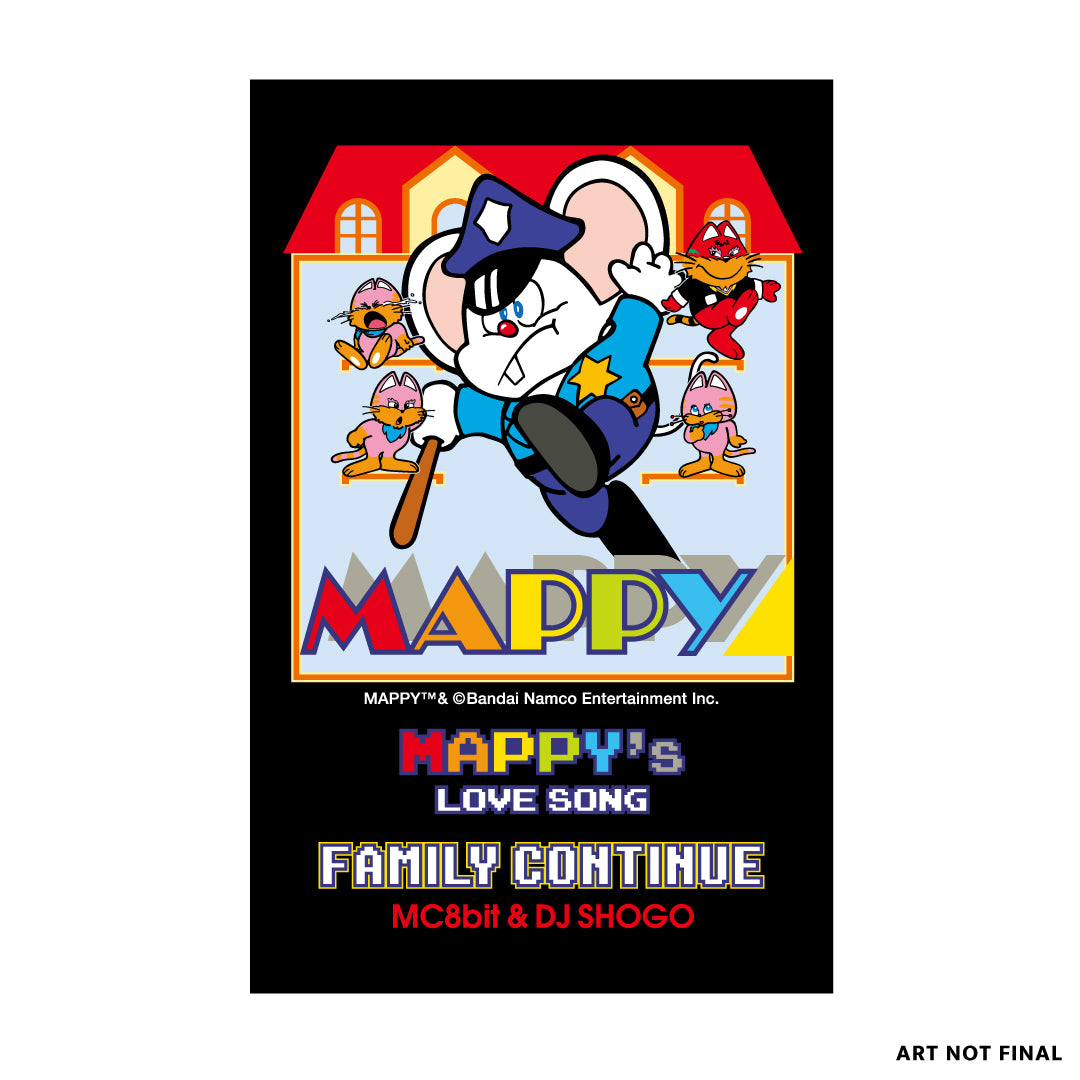 マッピーズラブソング　　ファミリーコンティニュー MC8bit & DJ SHOGO　／　MAPPY’s LOVE SONG　　FAMILY  CONTINUE MC8bit & DJ SHOGO【カセットテープ】