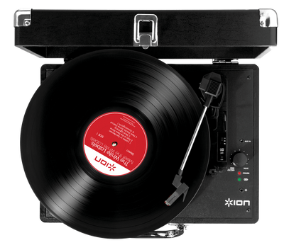 ION Vinyl Motion /アイオン モーション レコードプレーヤー  内蔵スピーカー&充電池　USB端子装備