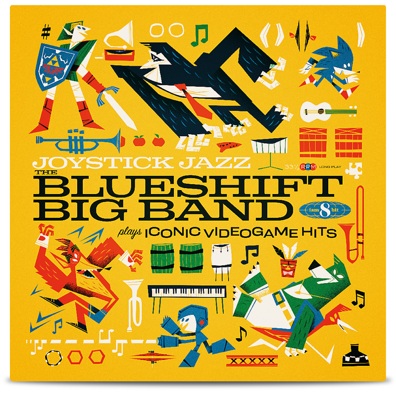 Joystick Jazz: The Blueshift Bigband Plays Iconic Video Game Hits Vinyl/ジョイスティック・ジャズ：ブルーシフト・ビッグバンド、名作ゲーム音楽を奏でる（LPレコード）