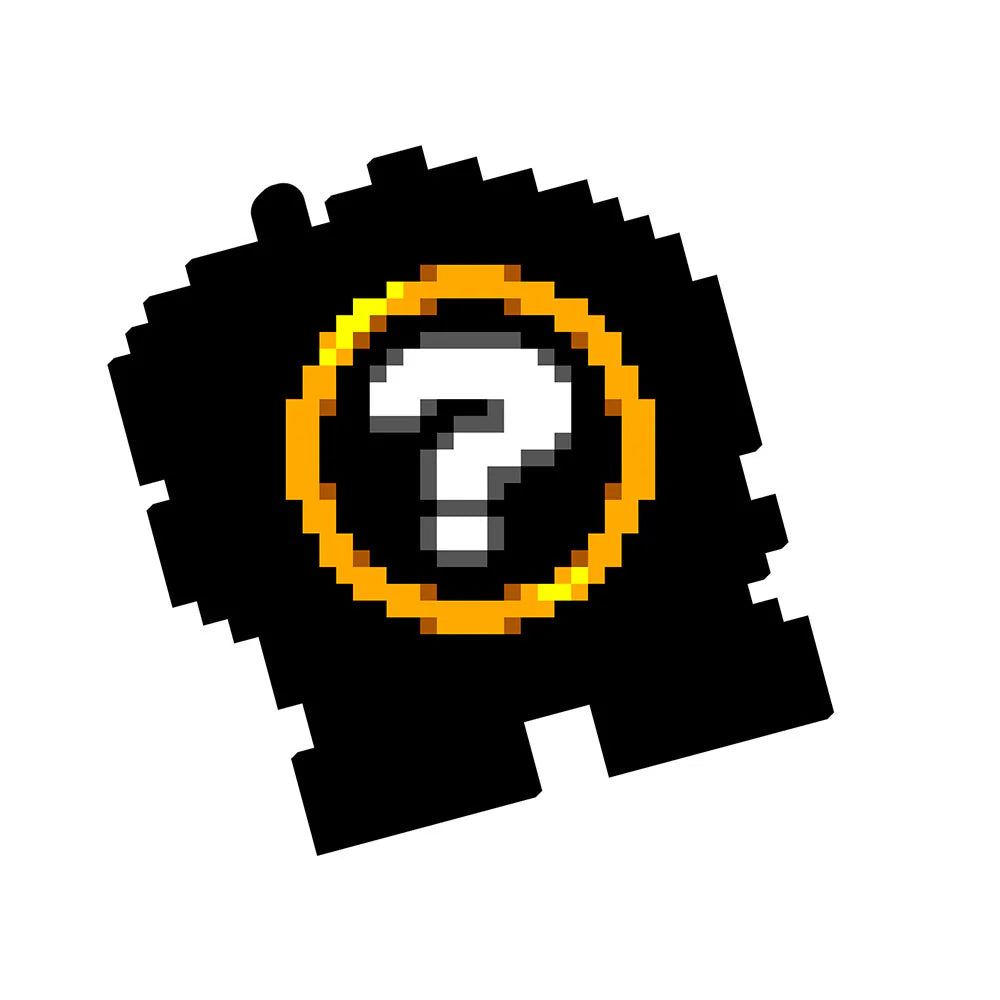 Single]Mighty Cuphead Adventure Pixel Art Keychain Blind Box