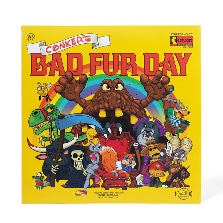 コンカー：Bad Fur Day』(Conker's Bad Fur Day) 2xLPサントラ