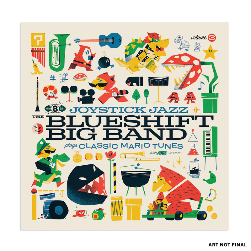 Joystick Jazz: The Blueshift Big Band Plays Classic Mario Tunes (Vol. 3) Vinyl Soundtrack