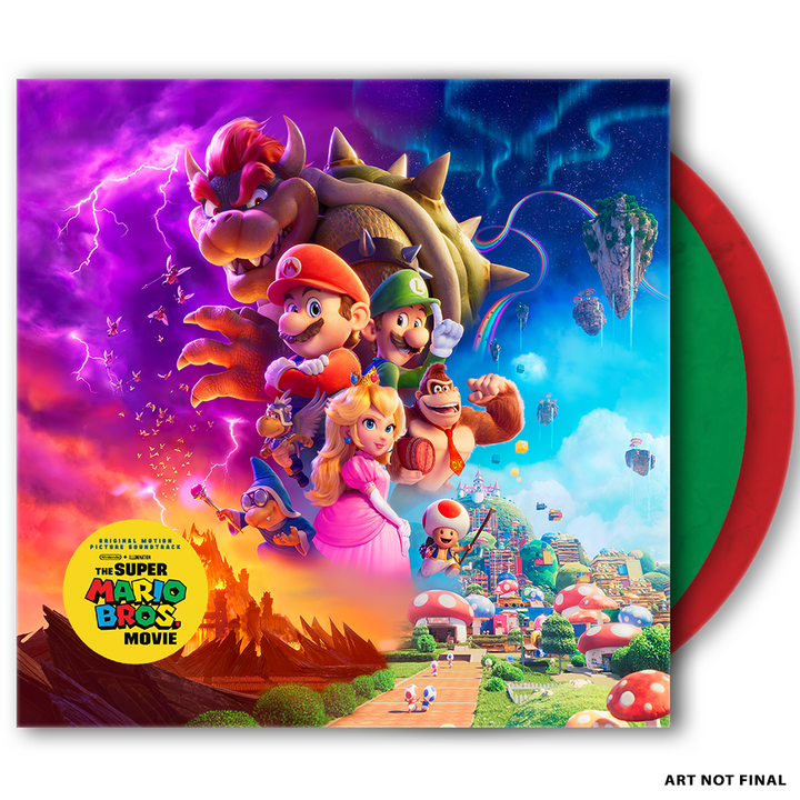 【通常版】The Super Mario Bros. Movie 2xLP/ザ・スーパーマリオブラザーズ・ムービー  サウンドトラック（2LP）[レッド＆グリーン]