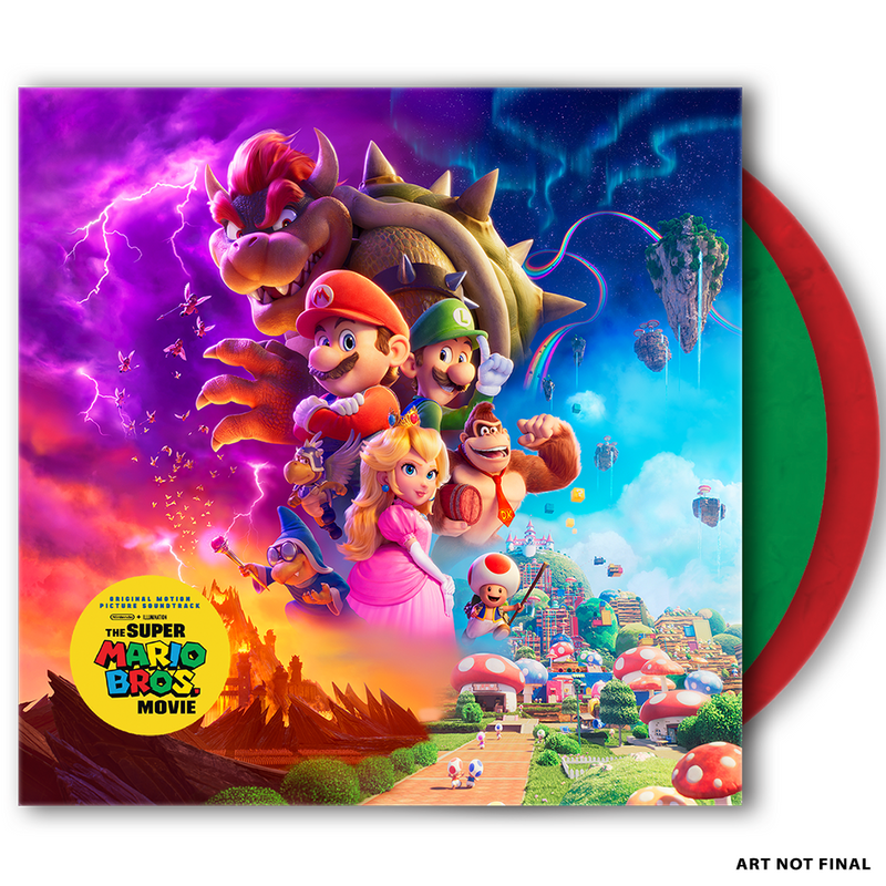 【STANDARD EDITION】THE SUPER MARIO BROS. MOVIE 2XLP　[RED AND GREEN]