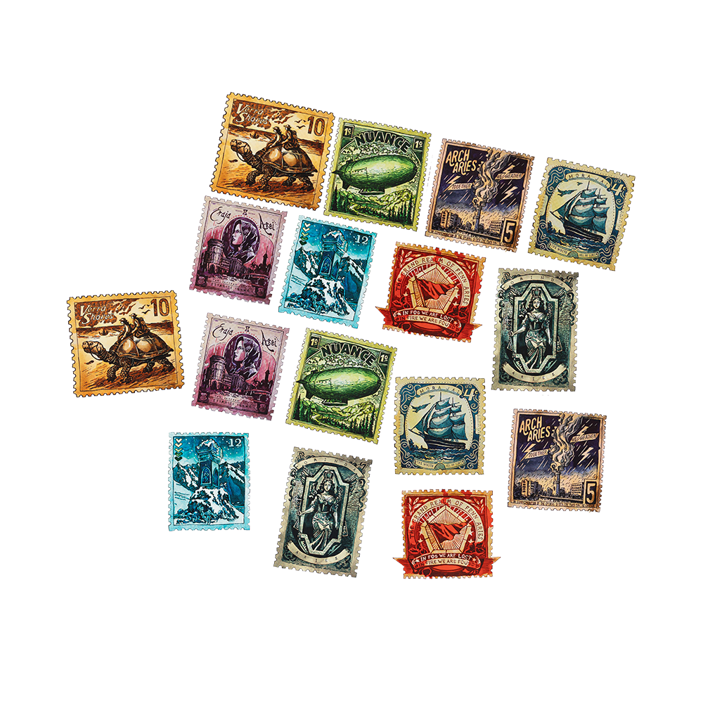 Blue Prince Stamps and Postcards Set | iam8bit japan & asia