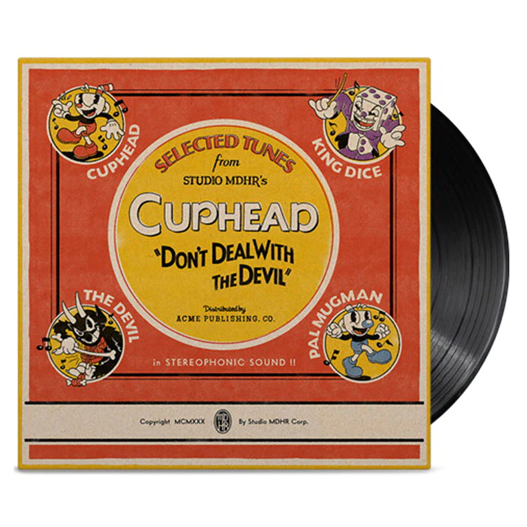カップヘッド 2枚組アナログレコード/Cuphead 2xLP Vinyl Soundtrack