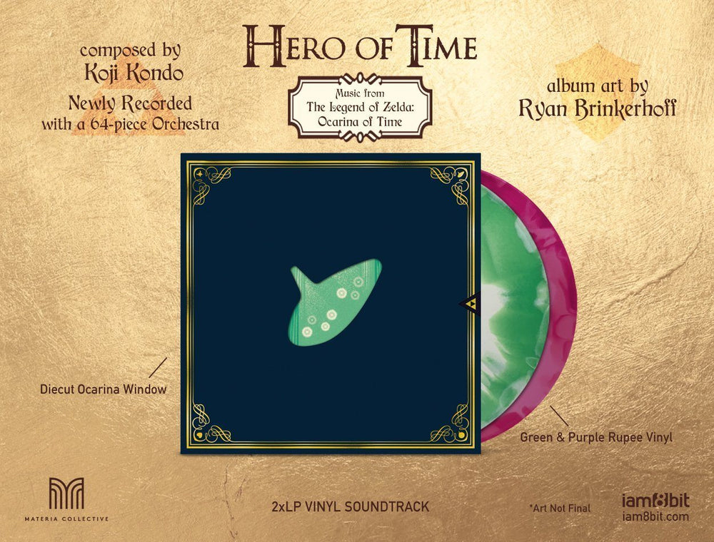 レコード ゼルダ 時のオカリナ Hero of Time 2LP 未開封