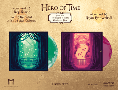 ゼルダの伝説 ヒーロー・オブ・タイム（ゼルダの伝説 時のオカリナ楽曲集）/Hero of Time 2xLP (Music from The Legend of Zelda: Ocarina of Time)