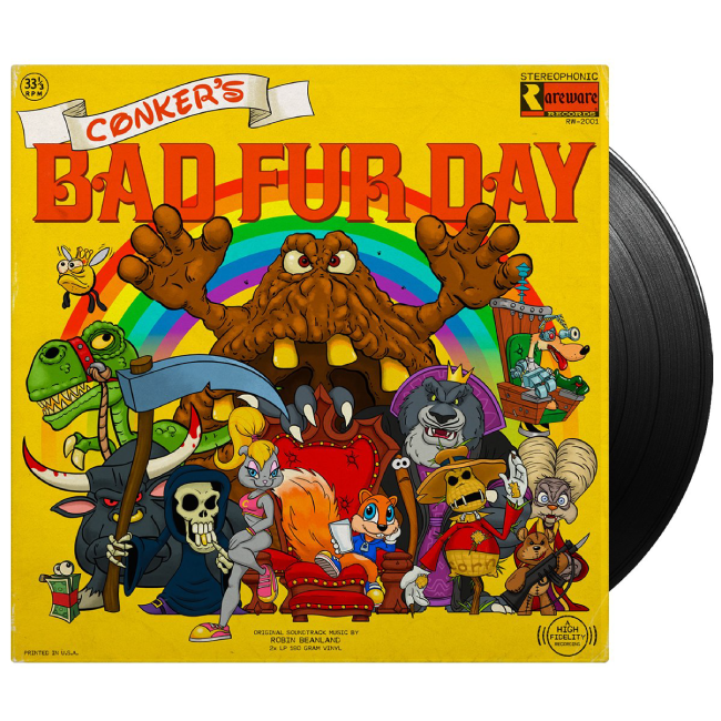 Conker’s Bad Fur Day Vinyl Soundtrack 2xLP