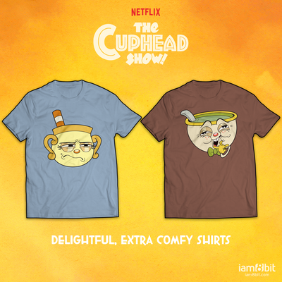 The Cuphead Show! Super Extra Comfy Character Shirts