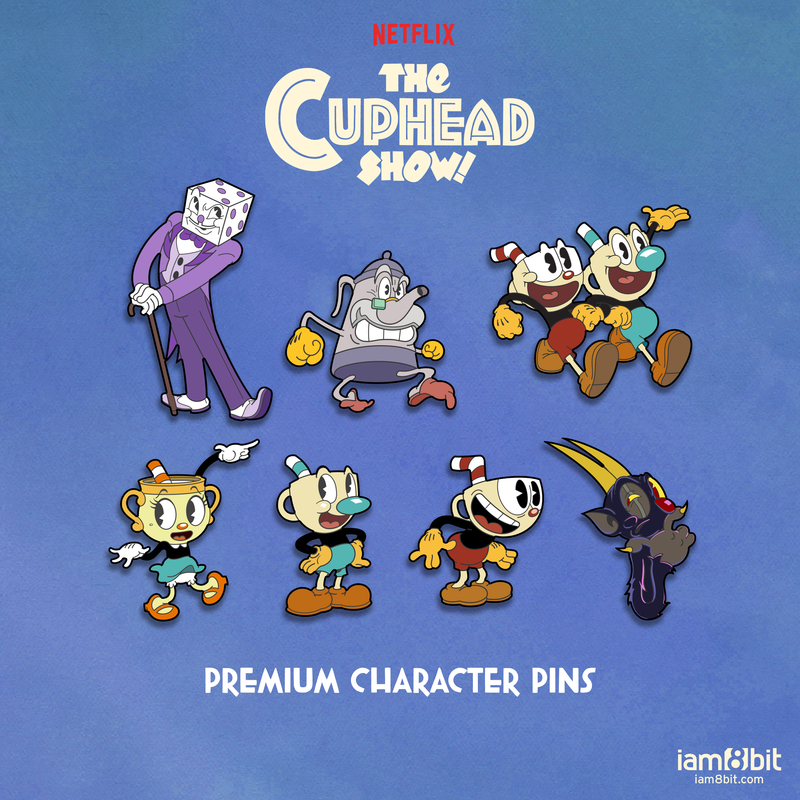 THE CUPHEAD SHOW! PREMIUM CHARACTER PINS