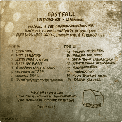 Fastfall：Dustforce乙烯基配乐