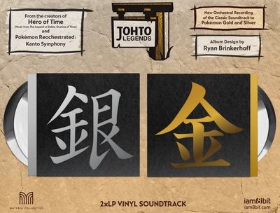 Johto Legends 2XLP (Music from Pokemon Gold & Silver)
