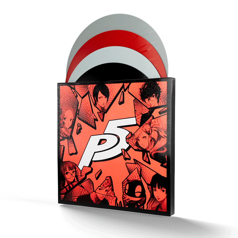 Persona 5 Vinyl SoundTrack 4XLP-THE ESSENTIAL EDITION