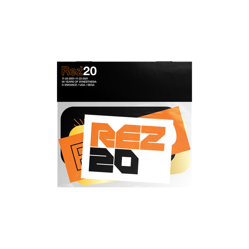 REZ20週年貼紙包