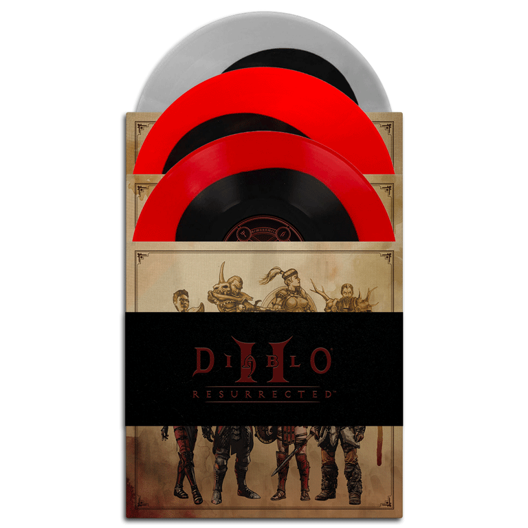 [IAM8BIT限量版]“ Diablo II保留” LP3 Deluxe Box Set/Diablo II：复活的3XLP Deluxe Box Set -iam8bit独家版